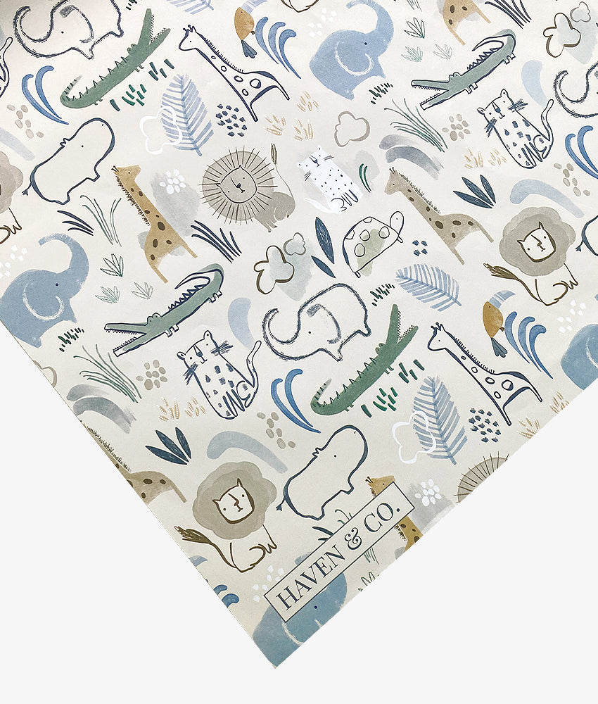 Elegant Smockers LK | Printed Wrapping Paper - Animals | Sri Lanka 