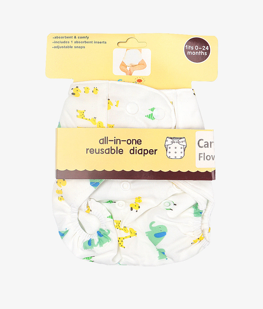 Elegant Smockers LK | Reusable Baby Diapers - Animal Print | Sri Lanka 
