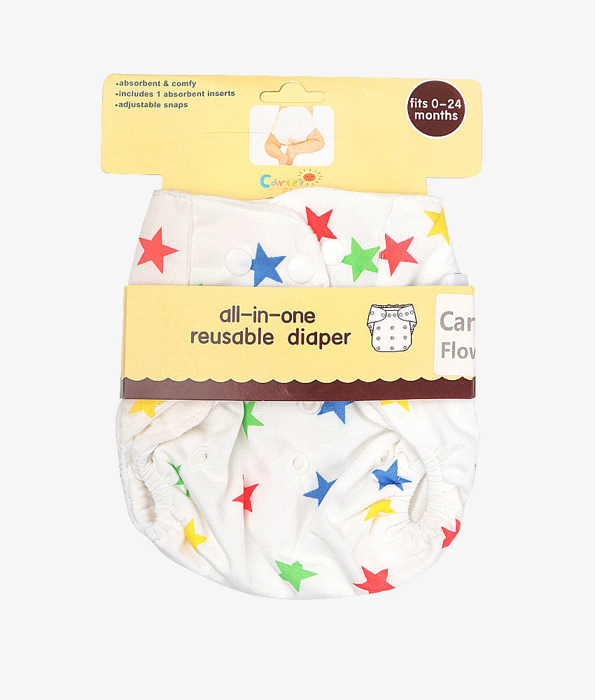 Elegant Smockers LK | Reusable Baby Diapers - Starts Print | Sri Lanka 
