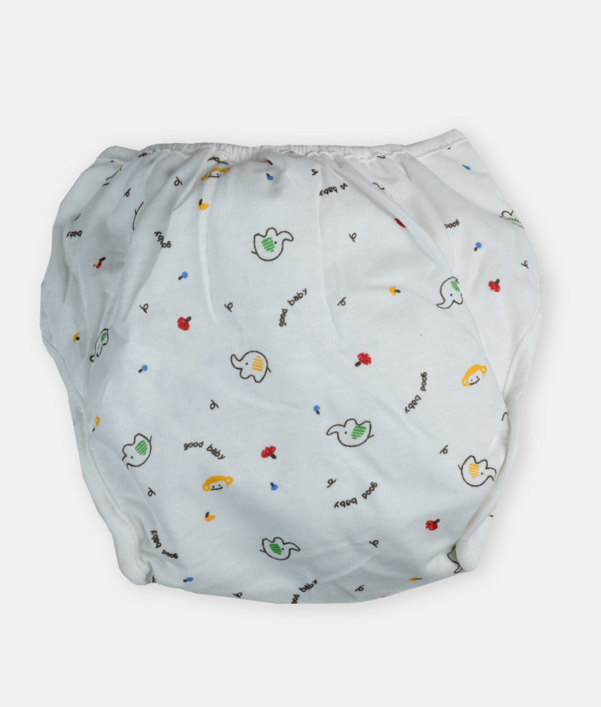 Elegant Smockers LK | Reusable Baby Nappy Wrap - Elephant Print | Sri Lanka 