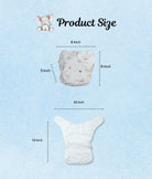 Elegant Smockers LK | Reusable Baby Nappy Wrap - Pink Teddy Print | Sri Lanka 