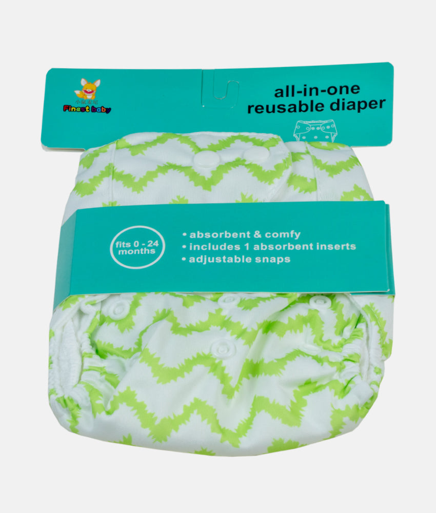 Elegant Smockers LK | Reusable Baby Nappy Wrap  - Zizak Mix Print (0-24months) | Sri Lanka 