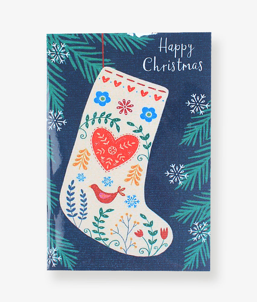 Elegant Smockers LK | Seasonal Greeting Card - Happy Christmas Stocking | Sri Lanka 