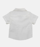 Elegant Smockers LK | Boys Short Sleeve Formal Collar Shirt - White | Sri Lanka 