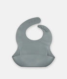Elegant Smockers LK | Silicone Baby Bucket Bib - Gray Green | Sri Lanka 