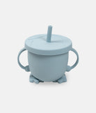 Elegant Smockers LK | Silicone Training Cup + Straw - Sky Blue | Sri Lanka 