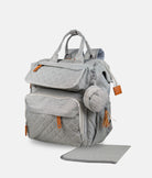 Elegant Smockers LK | Stylish Mommy Backpack - Ash | Sri Lanka 
