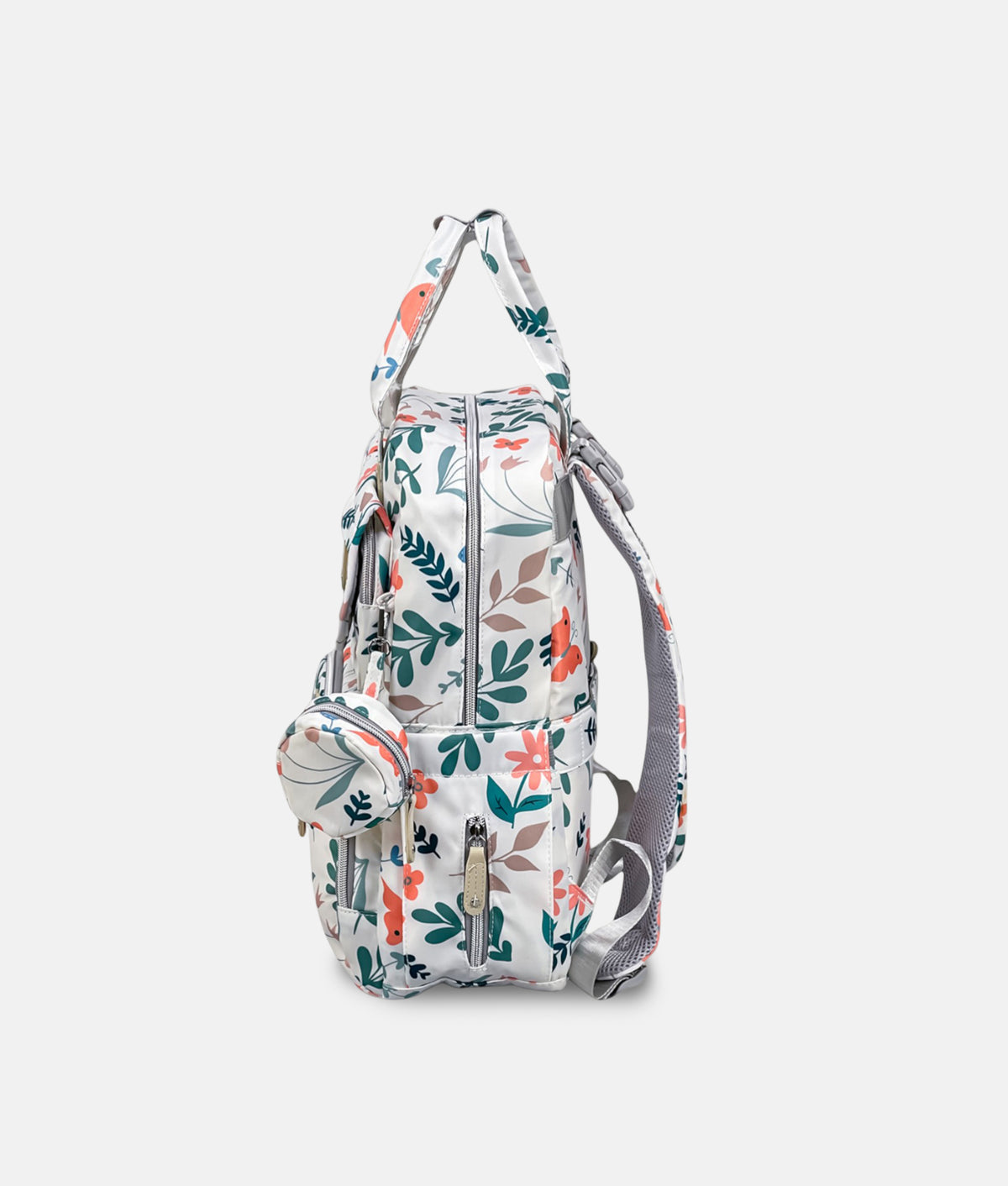 Stylish Mommy Backpack - Ivory Scandi Garden | Shop online | Elegant ...