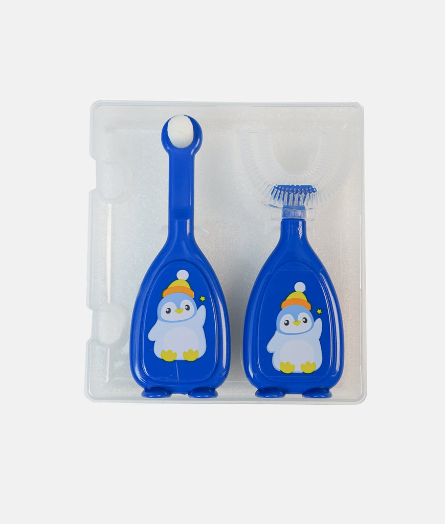 Elegant Smockers LK | U Shaped Toddler Toothbrush 2Pcs Set | Sri Lanka 