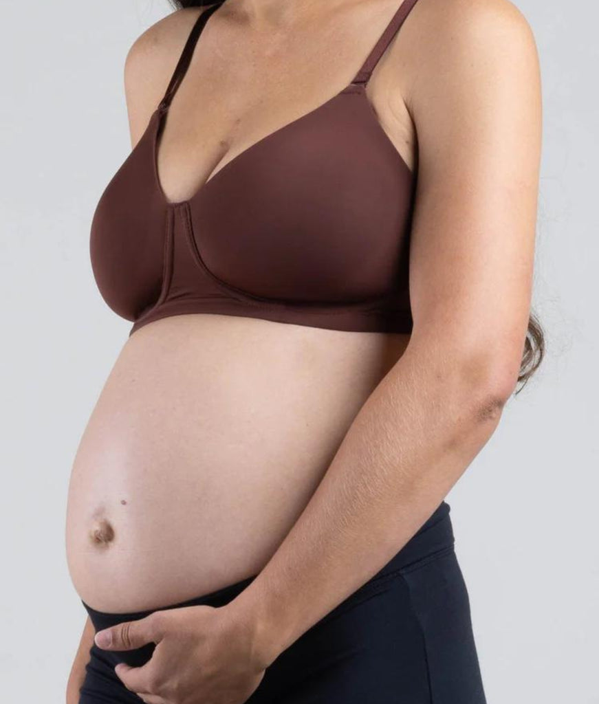 Elegant Smockers LK | Undercover Maternity, Nursing & Beyond T-Shirt Bra™ | Dark Brown | Sri Lanka 
