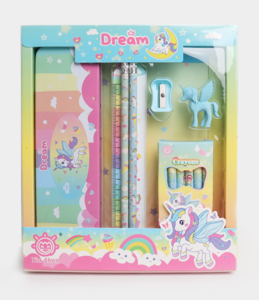 Elegant Smockers LK | Unicorn Girls Stationery Set | Sri Lanka 