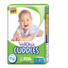 Elegant Smockers LK | Velona Cuddles Classic Diapers - Mini Pack (S) | Sri Lanka 