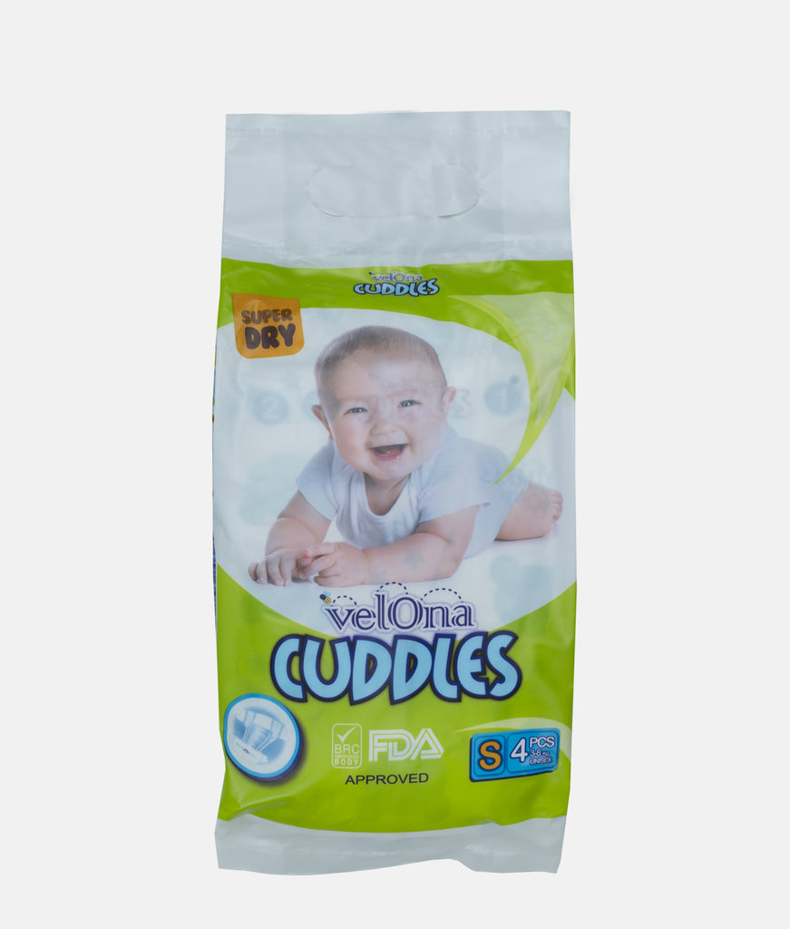 Elegant Smockers LK | Velona Cuddles Classic Diapers - Mini Pack (S) | Sri Lanka 