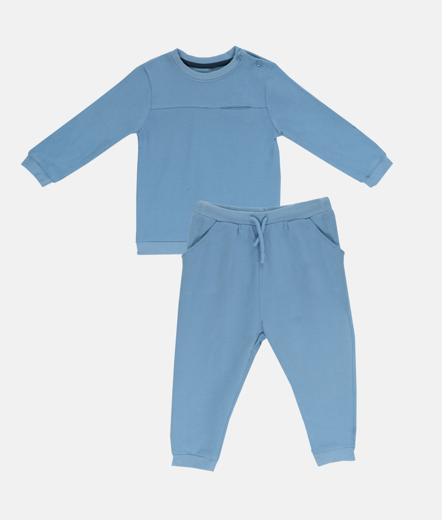 Elegant Smockers LK | Winter Set - Baby Blue | Sri Lanka 