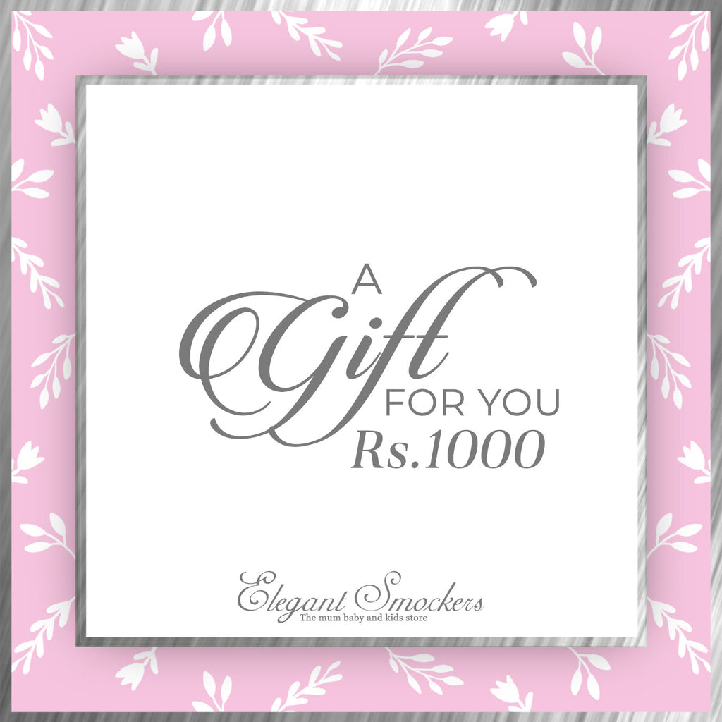 Elegant Smockers LK | Gift Vouchers - Rs.1000/= | Sri Lanka 