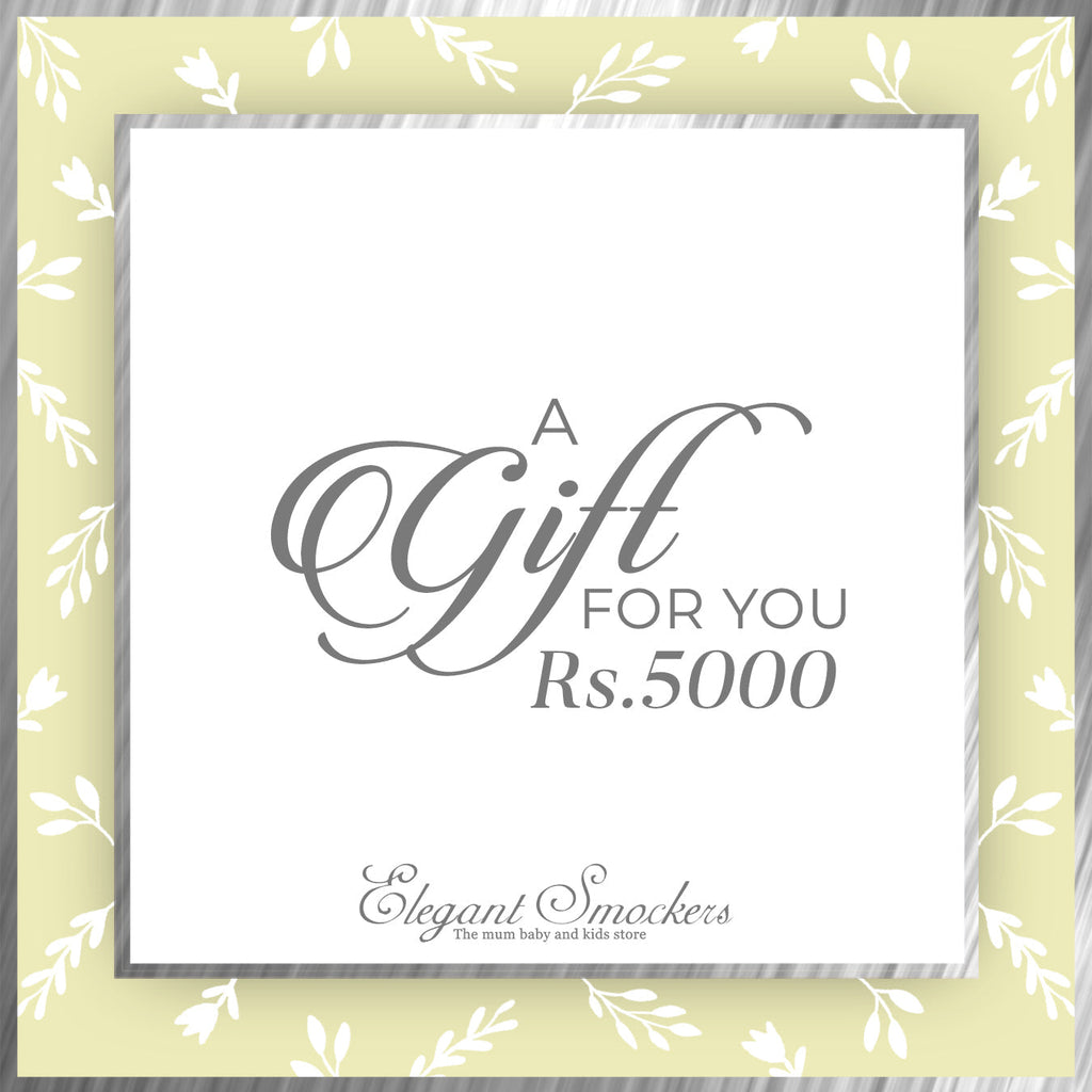 Elegant Smockers LK | Gift Vouchers - Rs.5000/= | Sri Lanka 