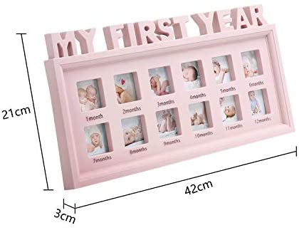 Elegant Smockers LK | My First Year Frame - Pink | Sri Lanka 