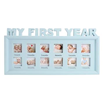 Elegant Smockers LK | My First Year Frame - Blue | Sri Lanka 