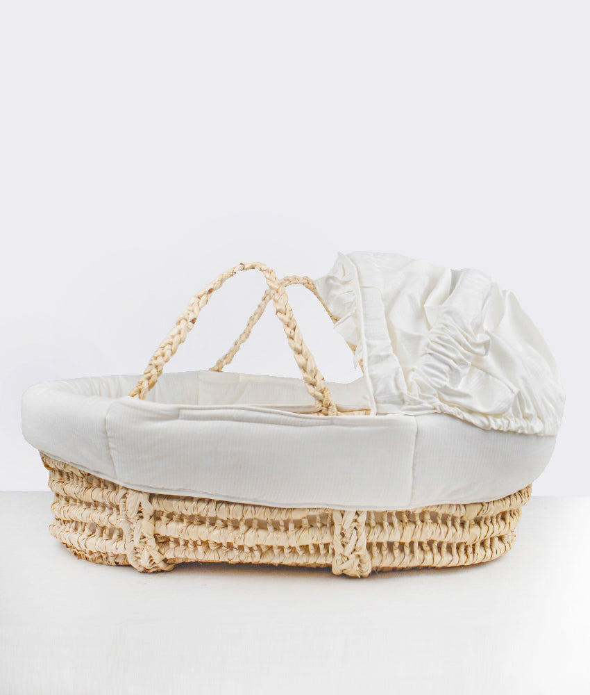 Elegant Smockers LK | Baby Moses Basket & Liner with Hood | Sri Lanka 