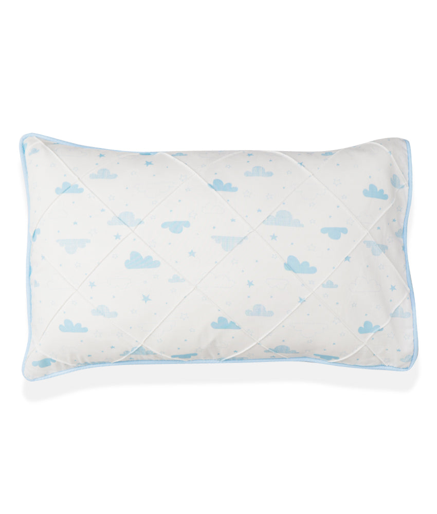 Elegant Smockers LK | Baby Pillow Cover – Blue Cloud Theme | Sri Lanka 