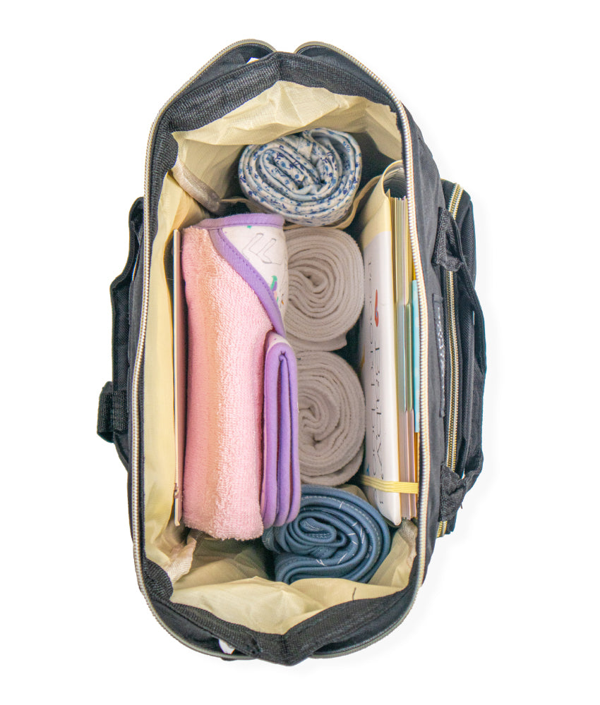Elegant Smockers LK | Baby Diaper Backpack - Greenish Gray | Sri Lanka 