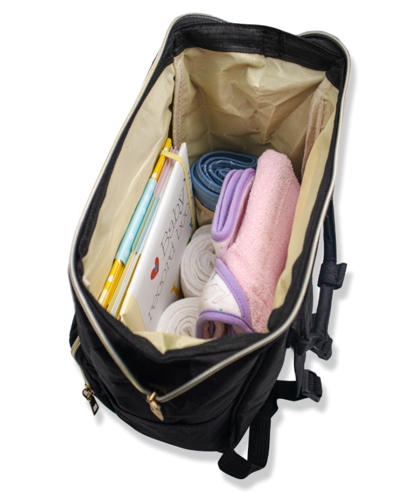 Elegant Smockers LK | Baby Diaper Backpack - Greenish Gray | Sri Lanka 