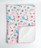 Elegant Smockers LK | Baby Rubber Sheet - Blue Birdy & Reindeer | Sri Lanka 
