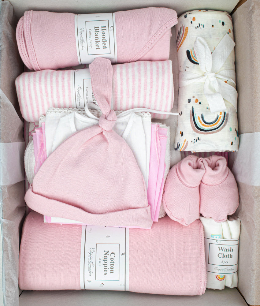 Elegant Smockers LK | Baby Hospital Pack - Pink | Sri Lanka 