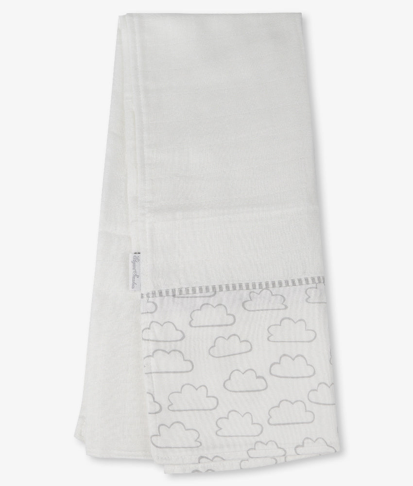 Elegant Smockers LK | Baby Bath Towel – Cloudy Theme | Sri Lanka 