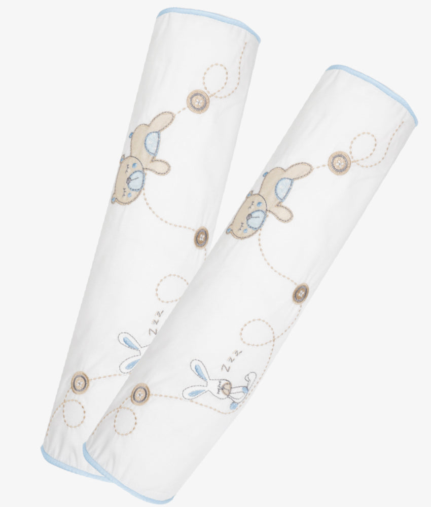 Elegant Smockers LK | Baby Bolster Pillow Cover – Blue Bear Theme | Sri Lanka 