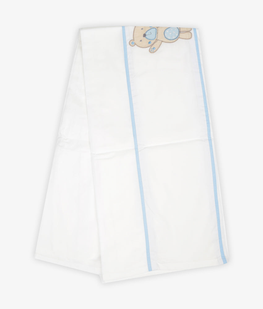Elegant Smockers LK | Baby Cot Sheet – Blue Bear Theme | Sri Lanka 