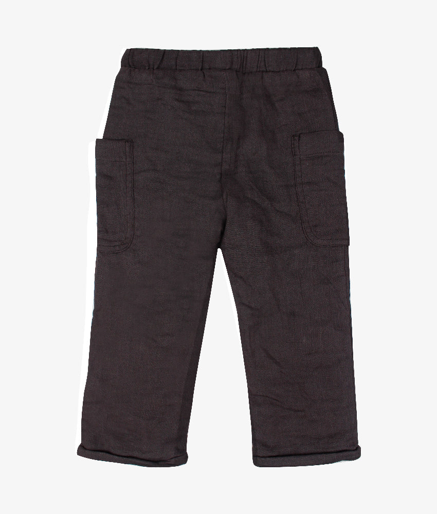 Elegant Smockers LK | Baby Cotton Pant - Dark Gray | Sri Lanka 