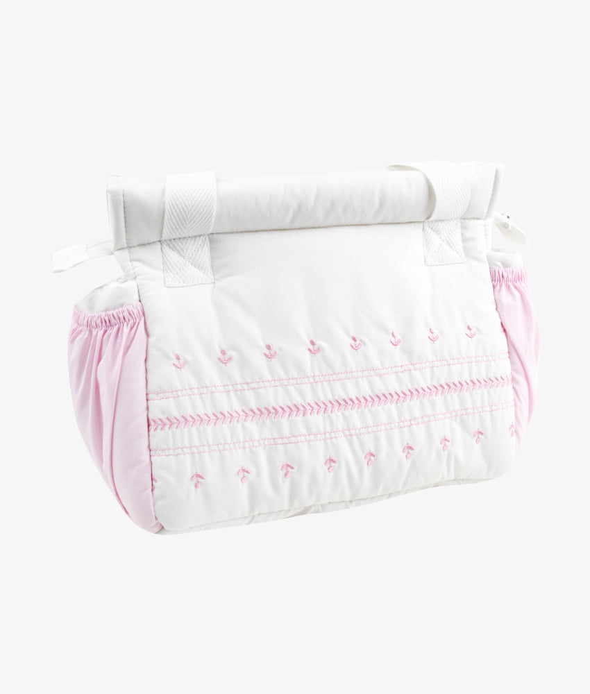 Elegant Smockers LK | Baby Diaper Bag – Eden Pink Theme - L | Sri Lanka 