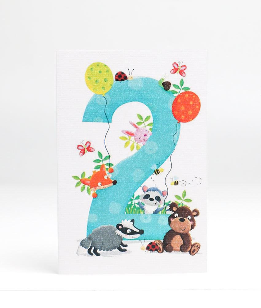 Elegant Smockers LK | Baby Greeting Card - 2nd Birthday | Sri Lanka 