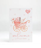 Elegant Smockers LK | Baby Greeting Card - Welcome Little One - Pram | Sri Lanka 