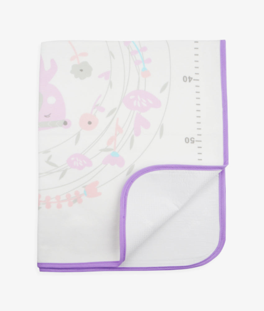 Elegant Smockers LK | Baby Rubber Sheet - Purple Bear | Sri Lanka 