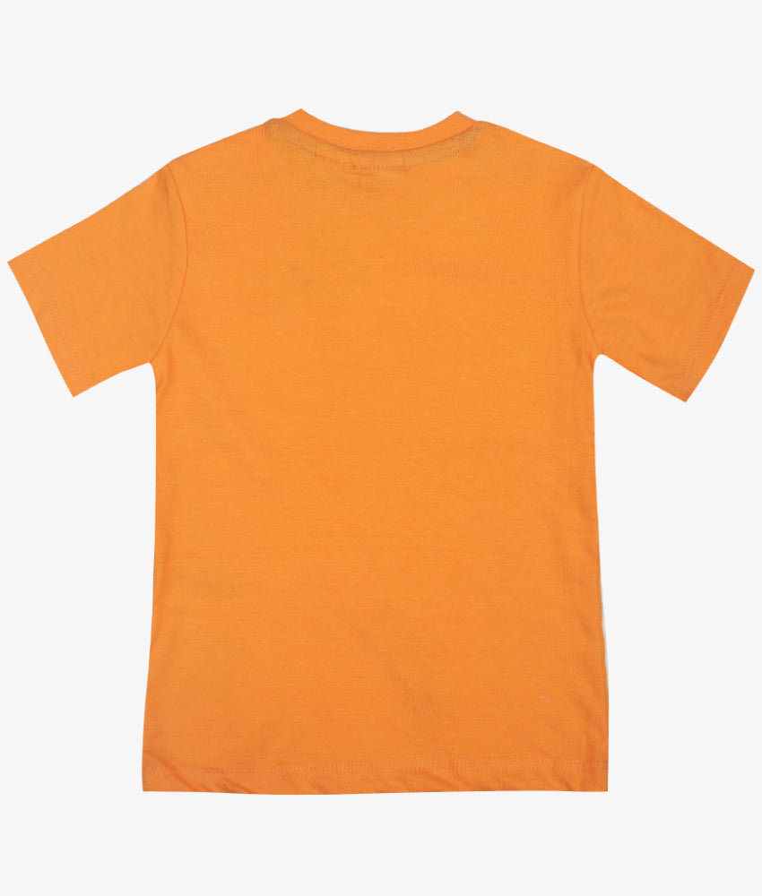 Plain orange outlet t shirt