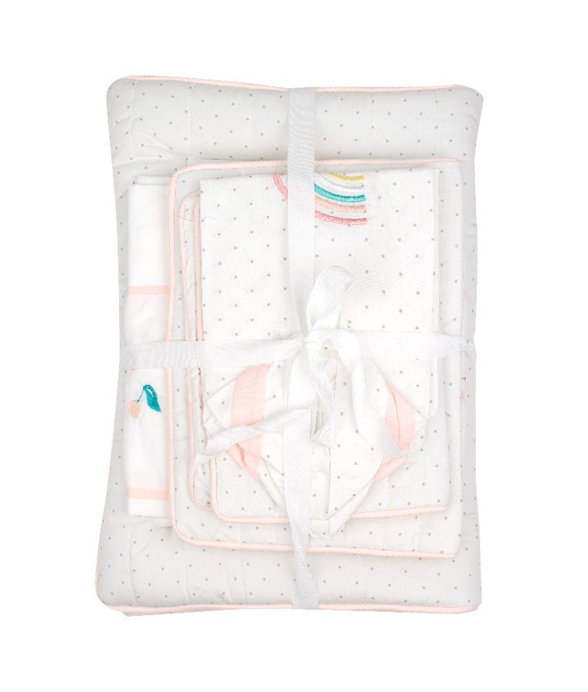 Elegant Smockers LK | Bedding Bundle (6 pcs) - Cherry Theme | Sri Lanka 