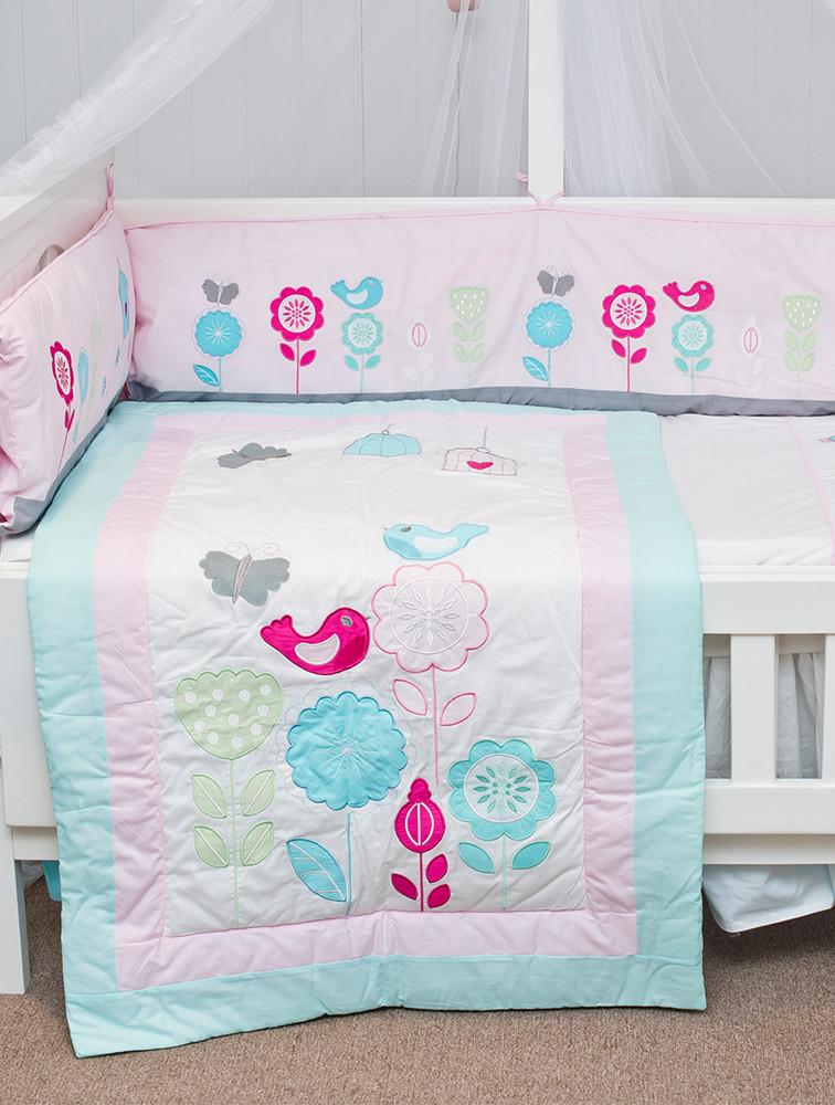 Elegant Smockers LK | Baby Comforter Quilt – Birds Love Theme | Sri Lanka 