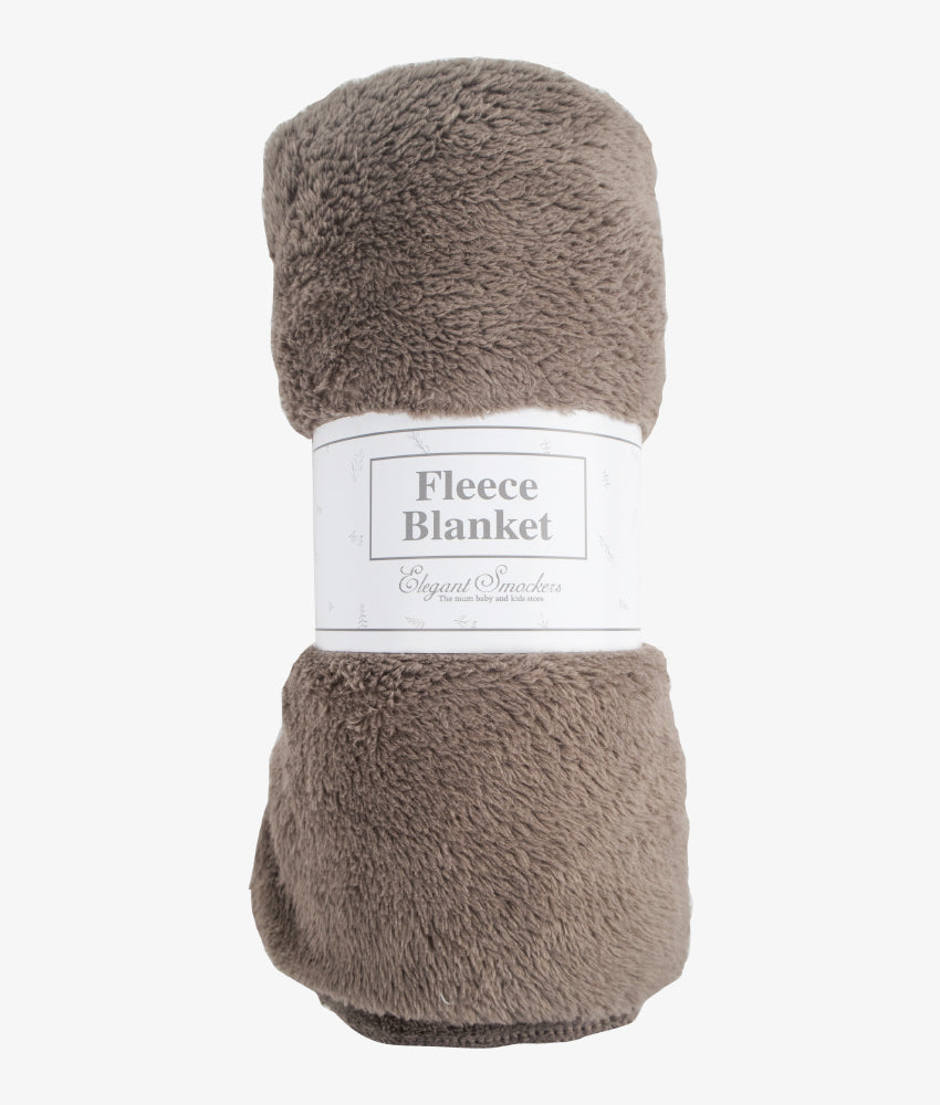 Elegant Smockers LK | Baby Fleece Blanket - Dark Gray | Sri Lanka 