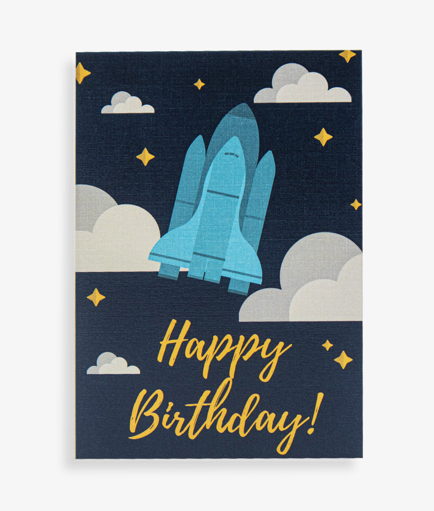 Elegant Smockers LK | Greeting Card - Happy Birthday - Rocket | Sri Lanka 