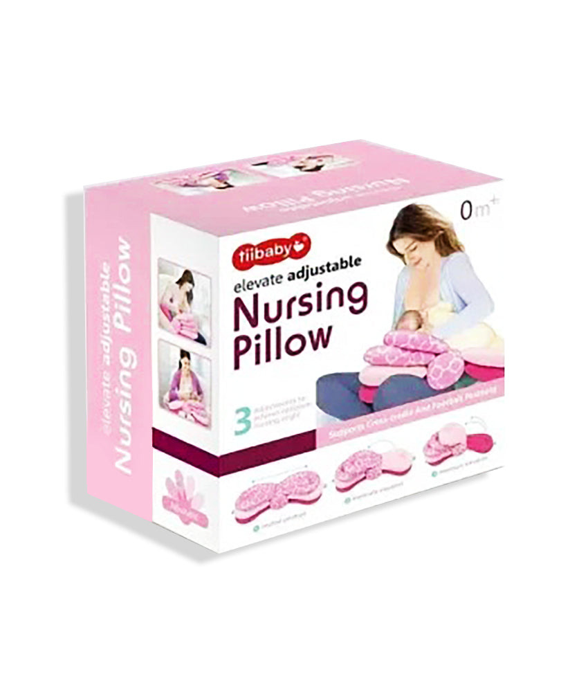 Elegant Smockers LK | Adjustable Nursing Pillow - Tiibaby - Pink | Sri Lanka 