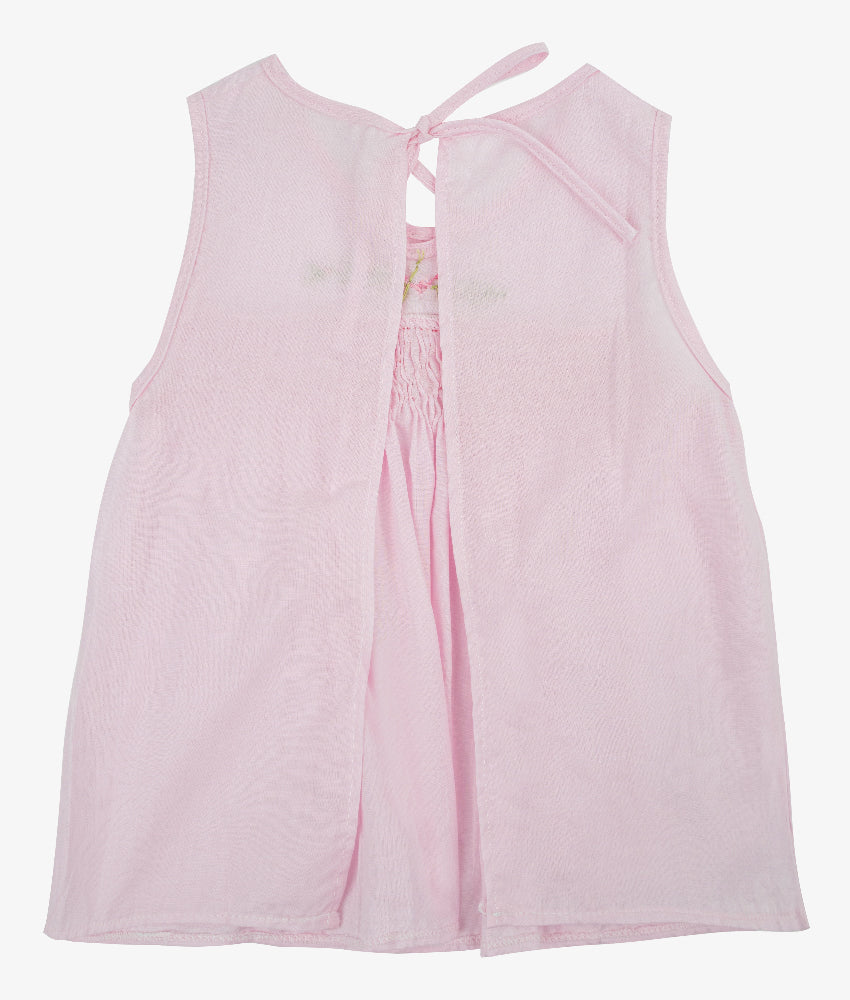 Elegant Smockers LK | Smocked Baby Shirts - Pink | Sri Lanka 