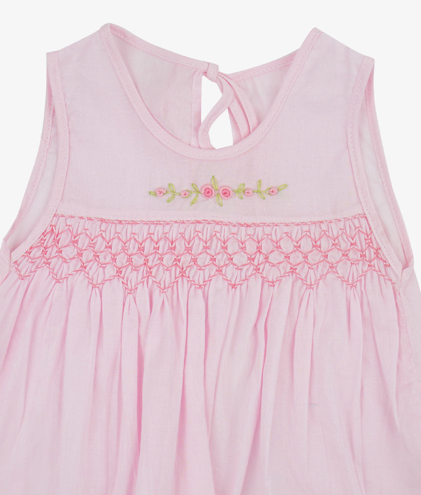 Elegant Smockers LK | Smocked Baby Shirts - Pink | Sri Lanka 