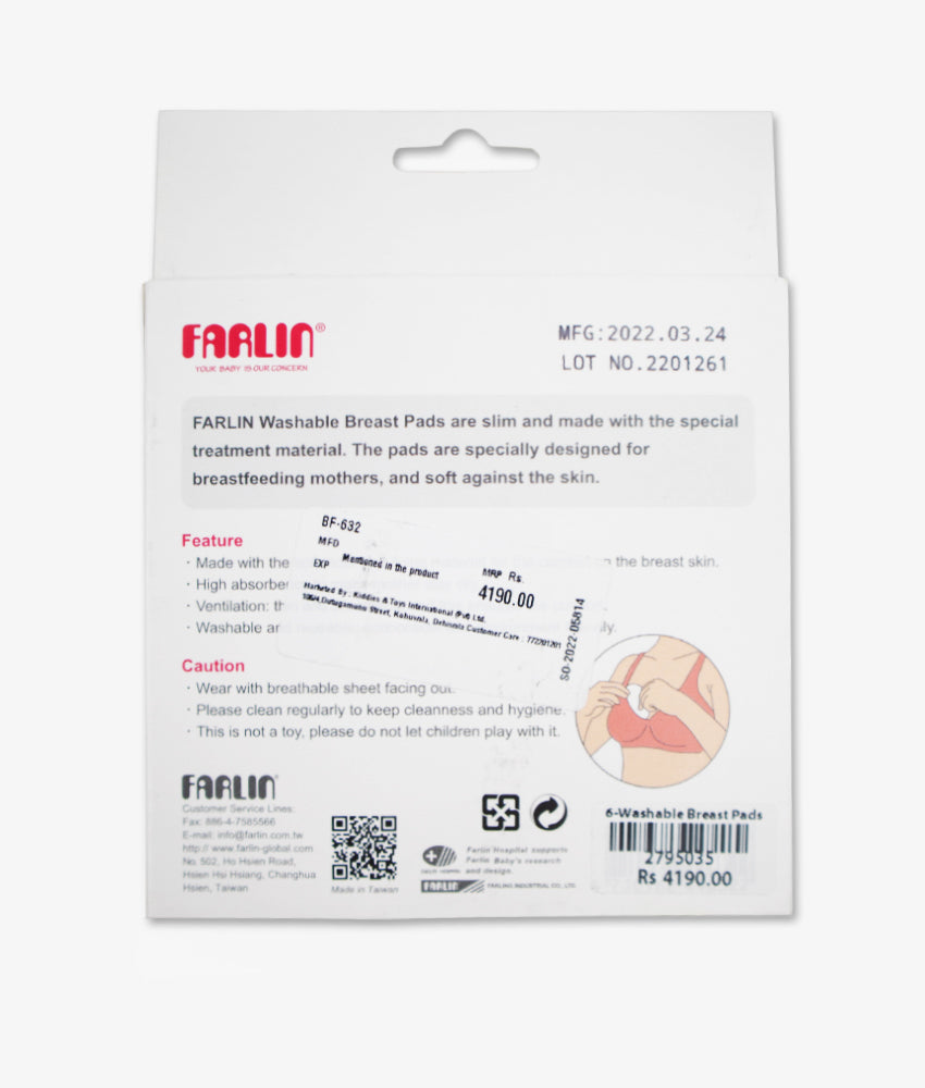 Elegant Smockers LK | Washable Breast Pads - Farlin | Sri Lanka 